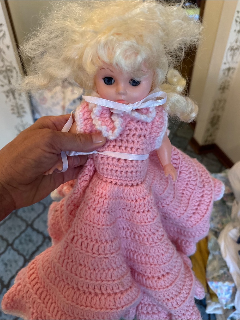 Fibre-Craft vintage crochet doll